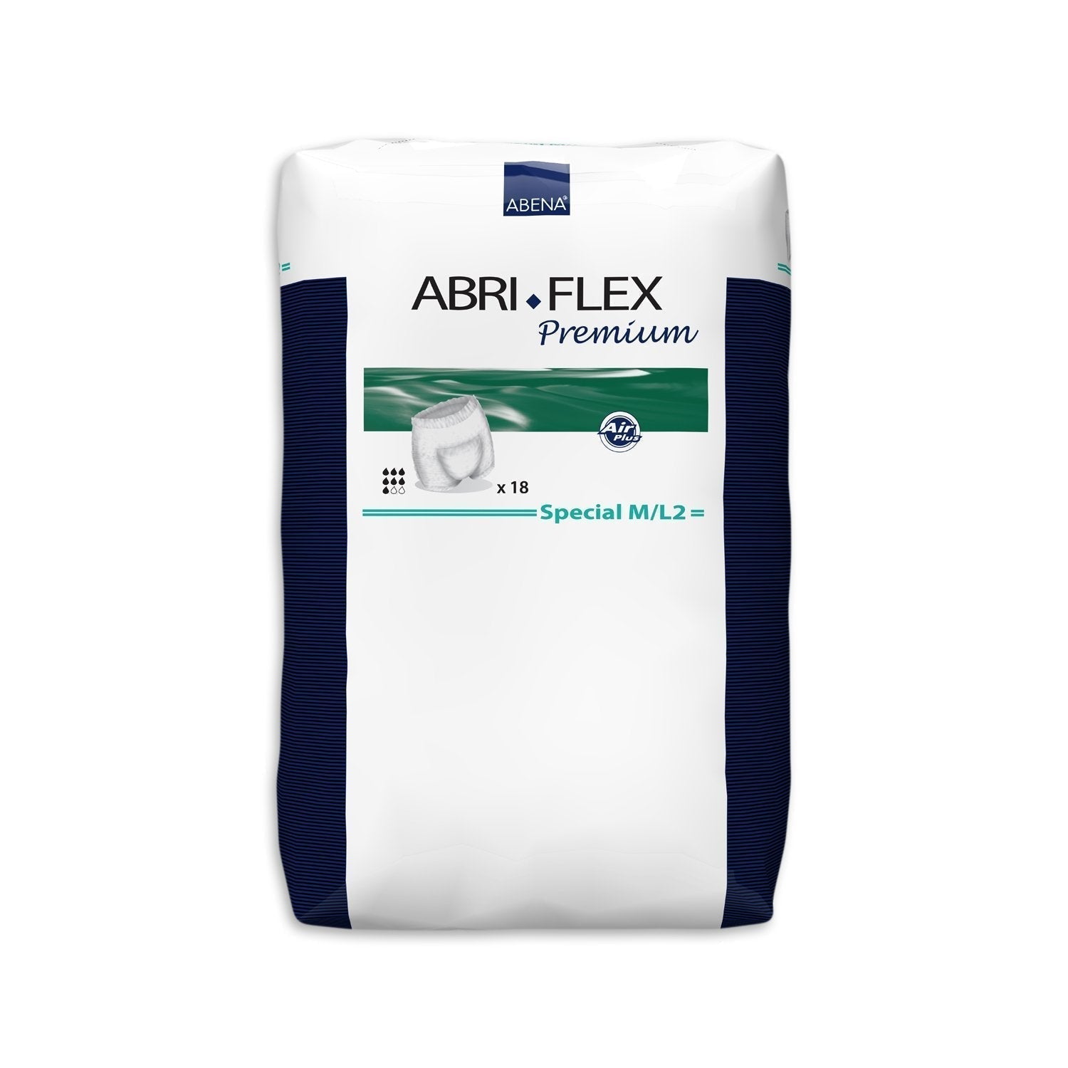 Abena Abri-Flex Special M/L2 Green 1700ml - CT/108 Pads, Diapers And Protectors Carton of 108 