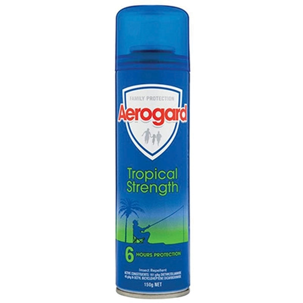 Aerogard Aeroguard Tropical Strength Insect Repellent Aerosol 150G - CT/12 Cleaning & Washroom Supplies  