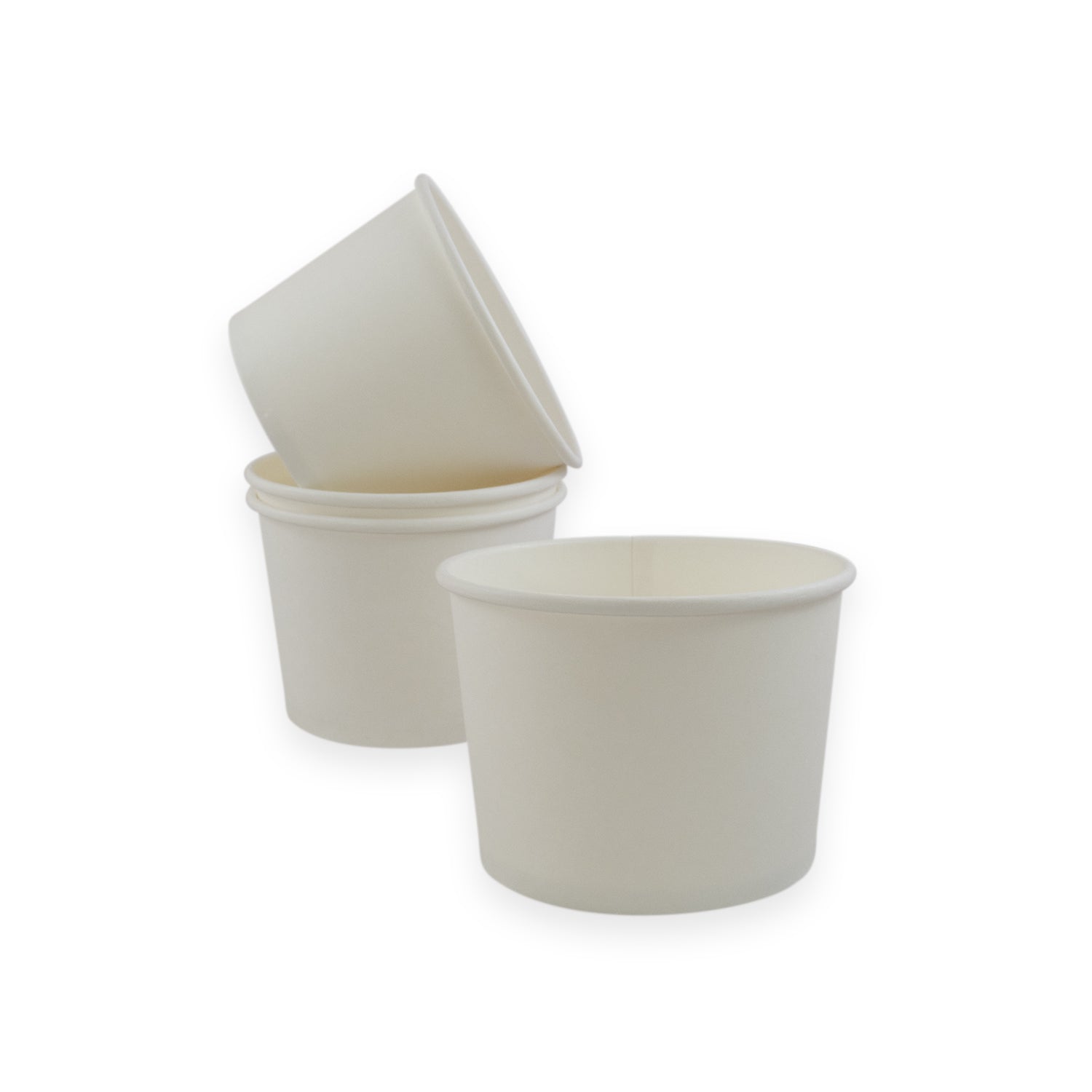 Sustain Sustain Paper Round Bowl/Container White 16oz 115mm White - CT/500 Disposable Food Packaging  