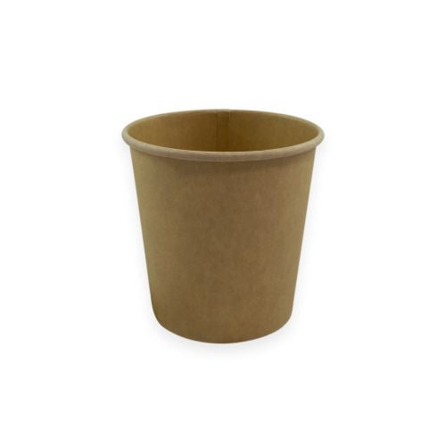 Sustain Sustain Paper Round Bowl/Container Kraft Brown 24oz 115mm - CT/500 Disposable Food Packaging Carton of 500 