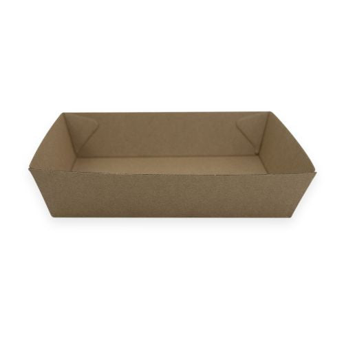 Sustain Sustain Food Tray #3 Brown - CT/240 Disposable Food Packaging Carton of 240 