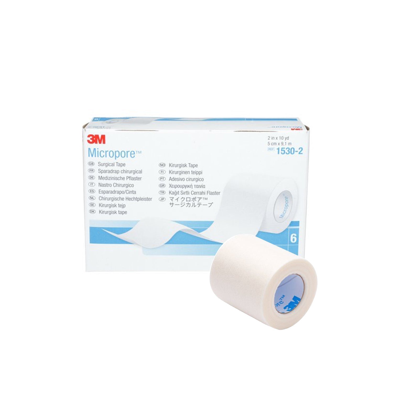 3M 3M Micropore Surgical Paper Tape - BX/6 Healthcare Box of 6 