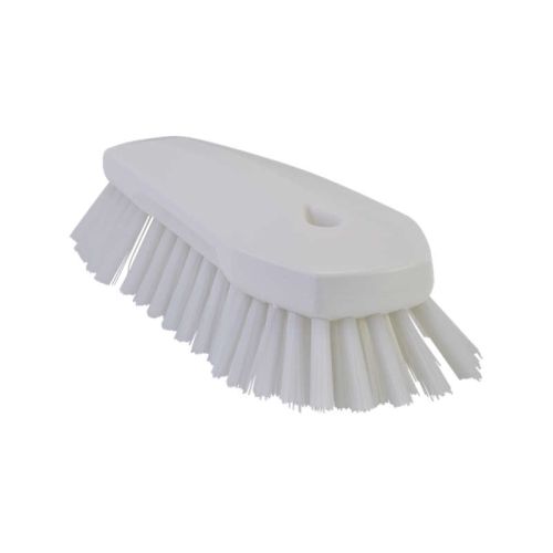 Vikan Vikan Hand Scrub Brush Solid Large White 215mm White - Each Cleaning & Washroom Supplies  