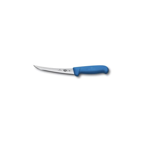 Victorinox Knife Victorinox Fibrox Boning Narrow Curved Blue 5" - Each Kitchen Equipment Each 