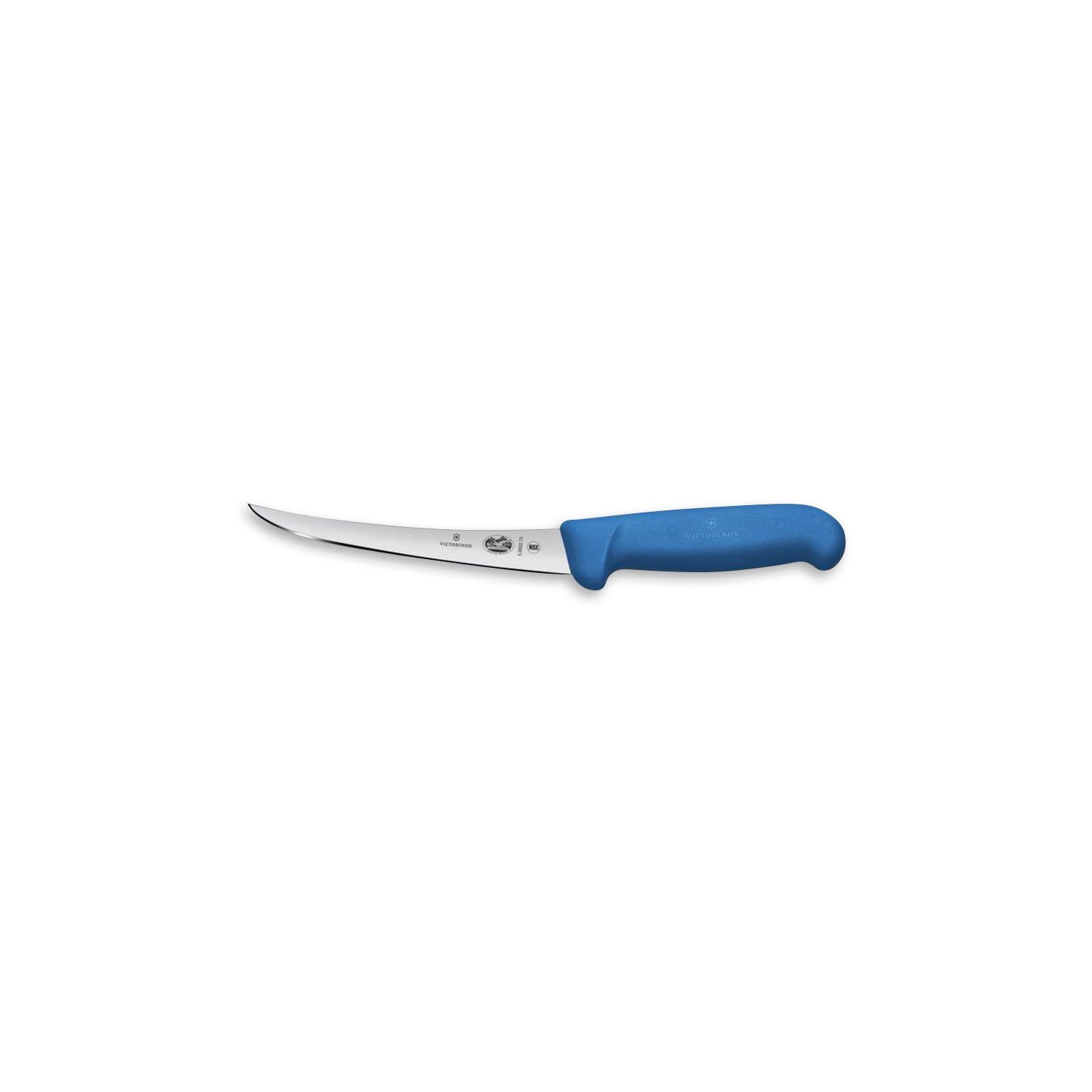 Victorinox Knife Victorinox Fibrox Boning Narrow Curved Blue 6" - Each Kitchen Equipment  
