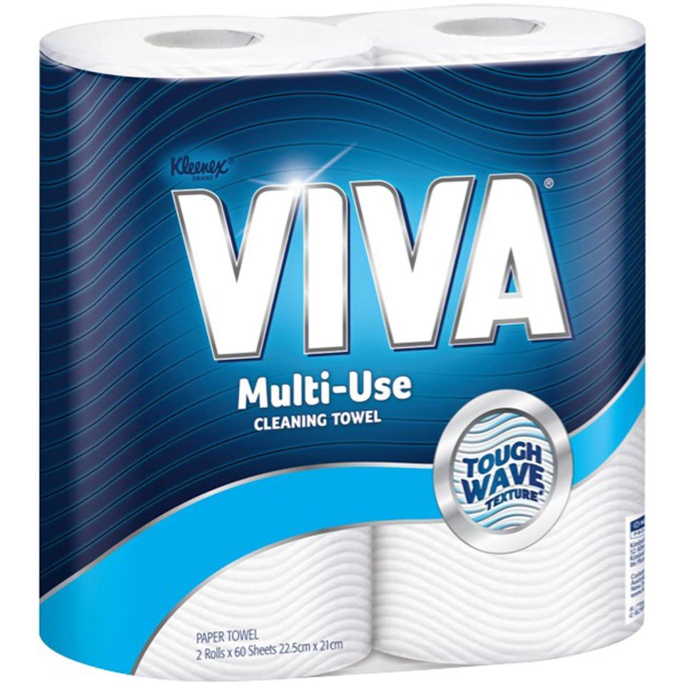Kleenex Kimberly-Clark Kleenex Viva Kitchen Towel - CT/12 Cleaning & Washroom Supplies Carton of 12 