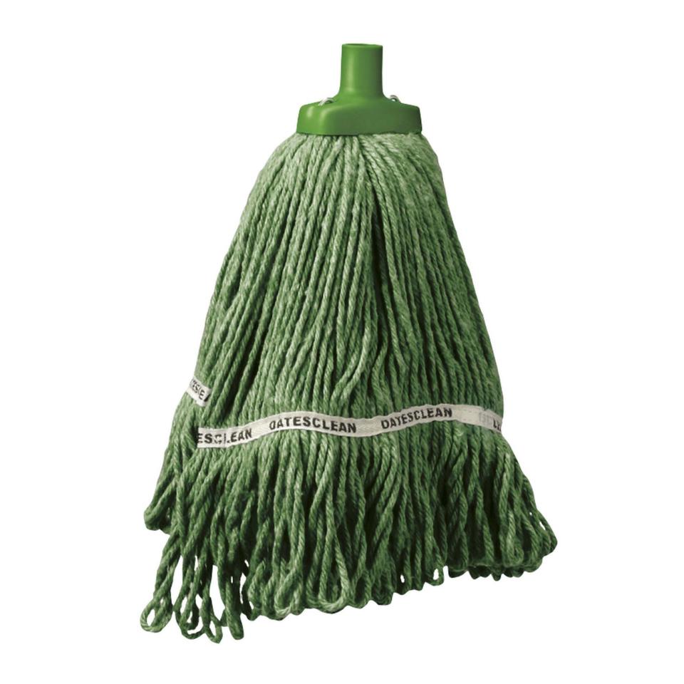 Oates Oates Duraclean Hospital Launder Mop 350G Green - Each Cleaning & Washroom Supplies  