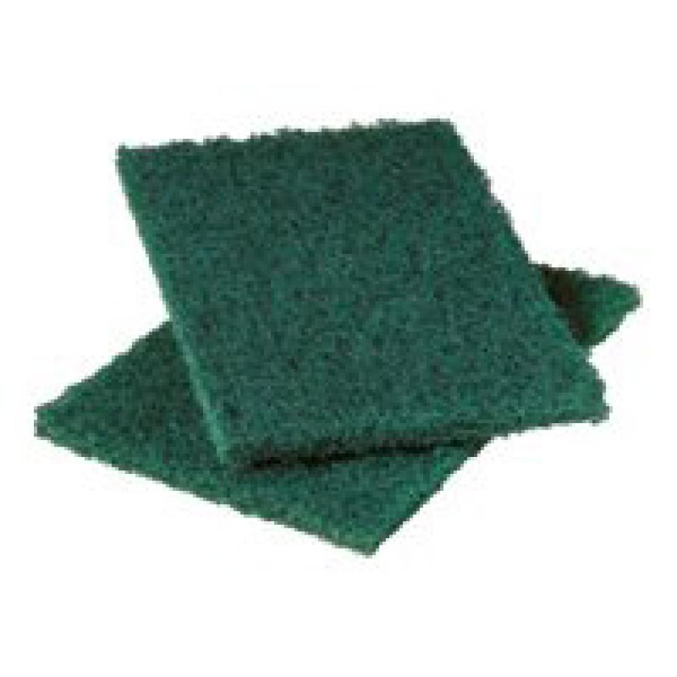 3M 3M Scour Pad Green 230 x150mm - CT/50 Cleaning & Washroom Supplies Carton of 50 